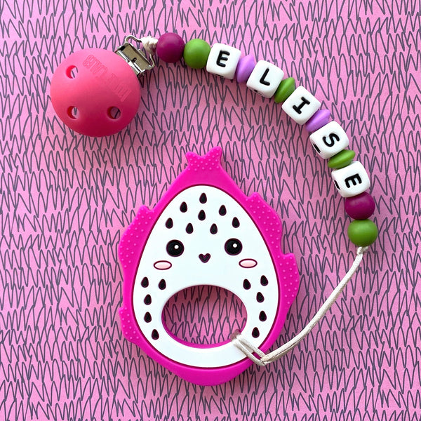 Personalized Dragon Fruit Teether