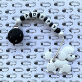 PERSONALIZED POODLE TEETHER