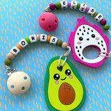 PERSONALIZED AVOCADO TEETHER