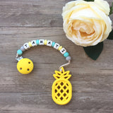 Personalized Pineapple Teether (Yellow)
