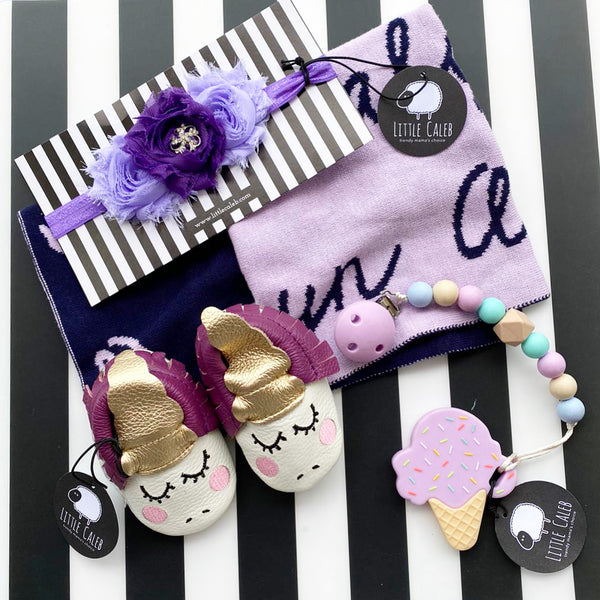 Ice Cream Teether (Purple)