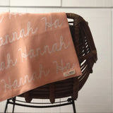 Personalized Blanket (Peach Background)25-30 days