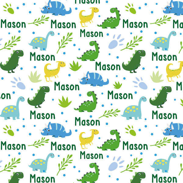 Personalized Swaddle -Dinosaur Land(15-20 days)