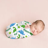 Personalized Swaddle -Dinosaur Land(15-20 days)