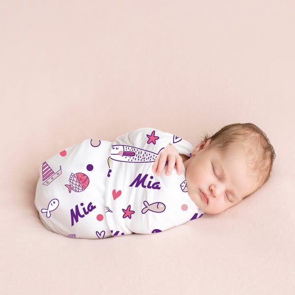Personalized Swaddle -Sealife Dream(15-20 days)