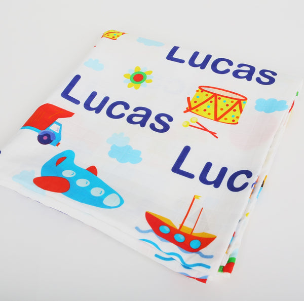 Personalized Swaddle -            Fun Toys(15-20 days)