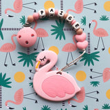 Baby Balloon Flower Set with Personalized Teether - Blossom