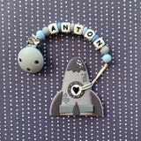 Personalized Rocket Teether