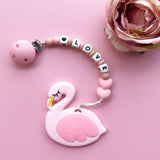 Personalized Flamingo Teether