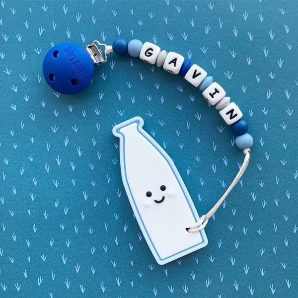 Personalized Blanket & Teether Hamper - Sky (25-30 days)