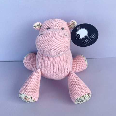 Organic Knit Doll - Hippo