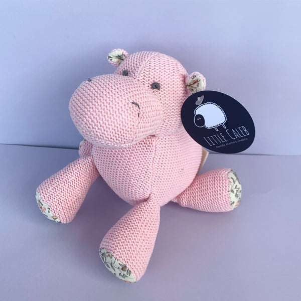 Organic Knit Doll - Hippo