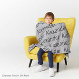 Personalized Blanket (Light Grey Background) 25-30 days