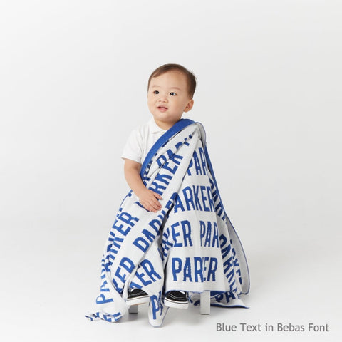 Personalized Blanket (White Background) 25-30 days