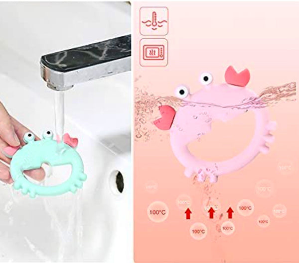 Crab Teether (Pink)