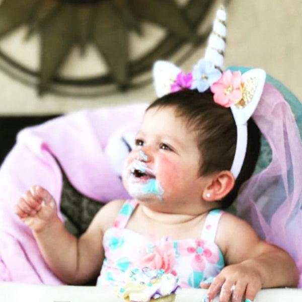 Baby Unicorn Headband (Tropical)