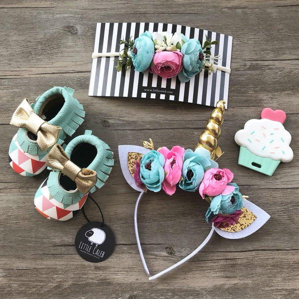 Baby Unicorn Headband (Tropical)