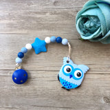 Cute Owl Teether (Blue)