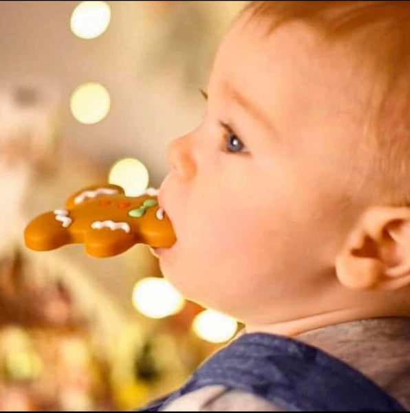 Christmas Gingerbread Man Teething Toy (Limited Edition)