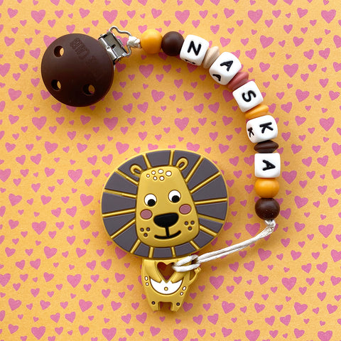 Personalized Lion Teether